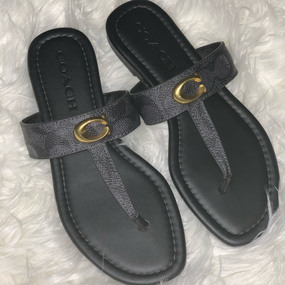 Coach slippers